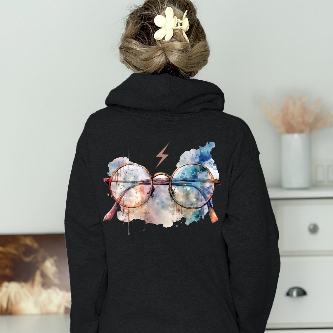 Double Side Wizard HP Glasses Magic Hoodie