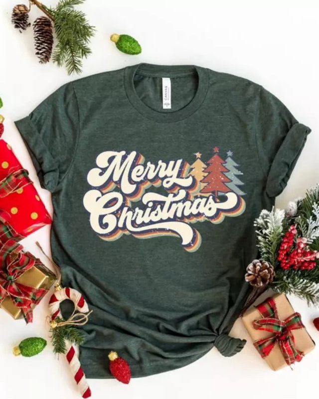 Vintage Merry Christmas T-Shirt