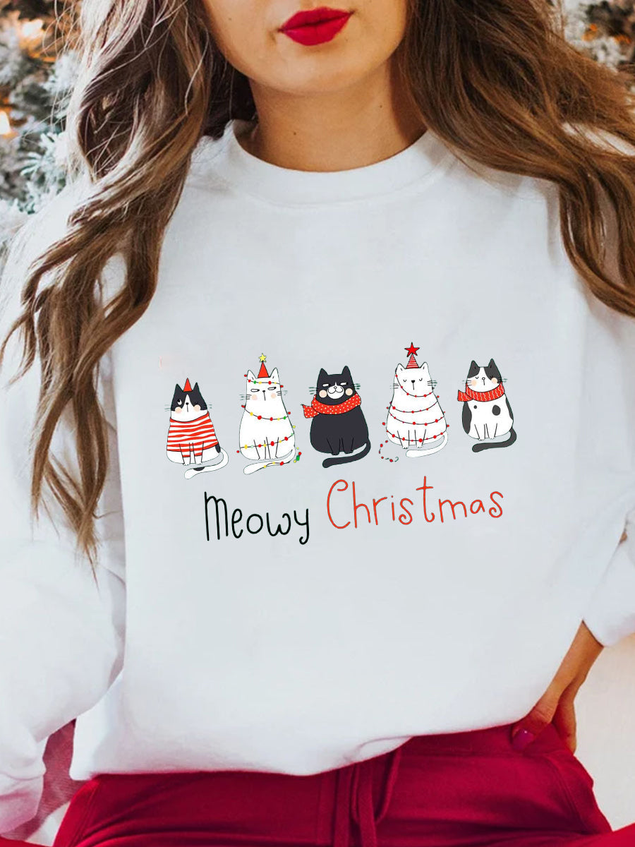 Meowy Christmas Sweatshirt
