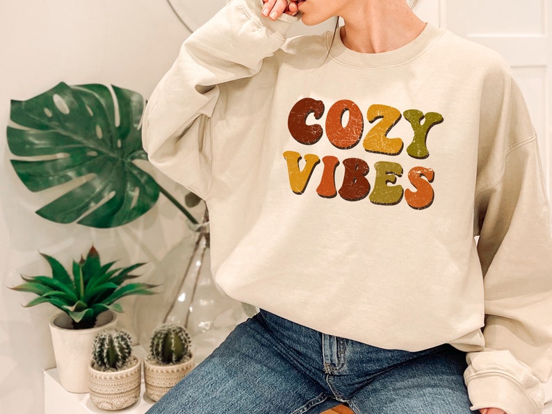 Cozy Vibes Fall Sweatshirt