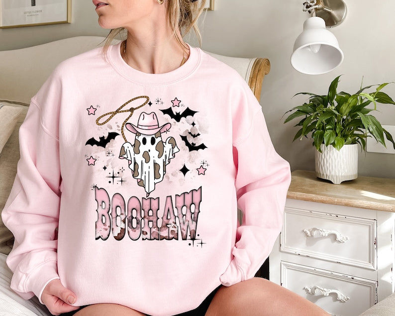 Halloween Boo Haw Retro Sweatshirt