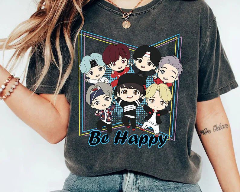 BTS Tinytan Members T-shirt