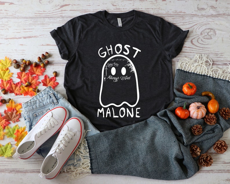 Ghost Malone Spooky Halloween T-shirt