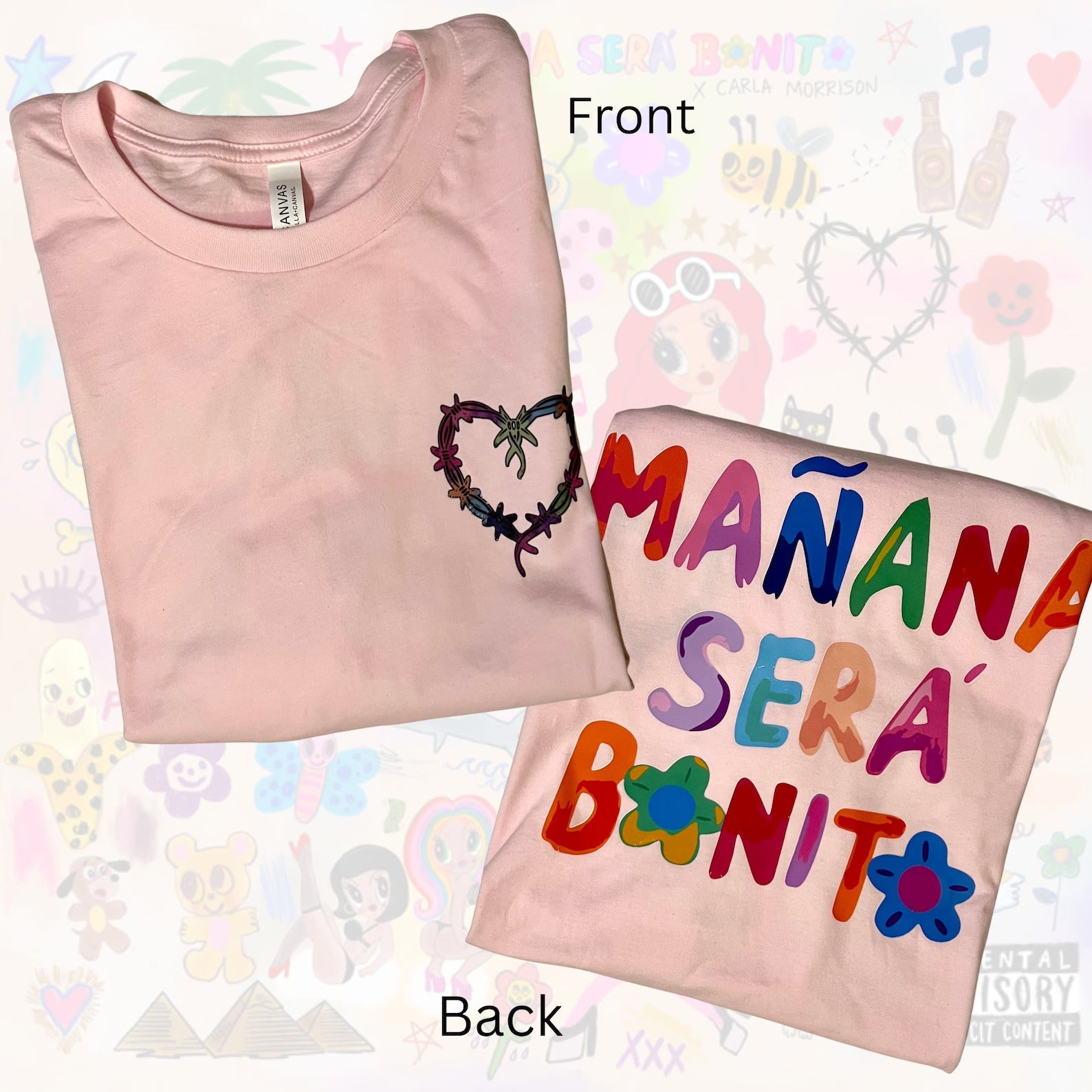 Mañana Será Bonito Multicolor Print T-shirt