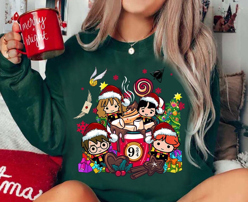 Magic Harry Christmas Coffee Sweatshirt