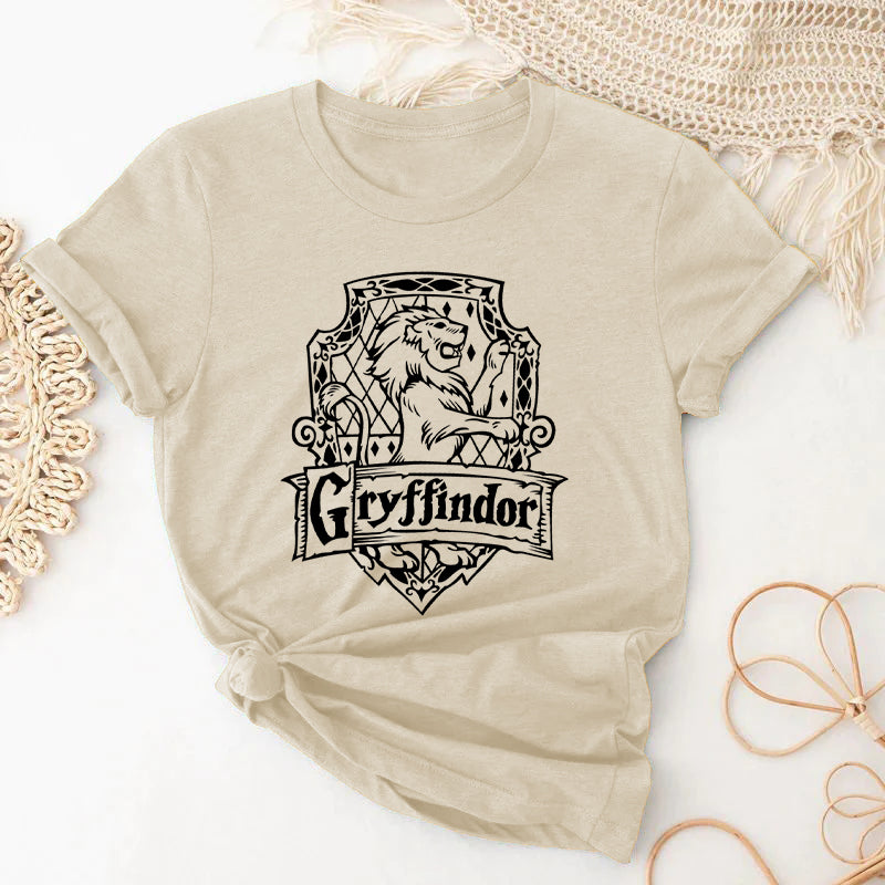 Hogwarts School Casual Short Sleeve T-shirt