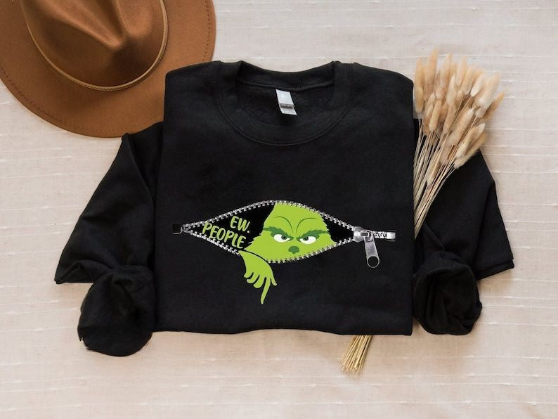 Ew People Christmas Print Sweatshirt