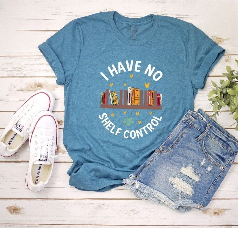 Funny Bookworm Casual T-shirt
