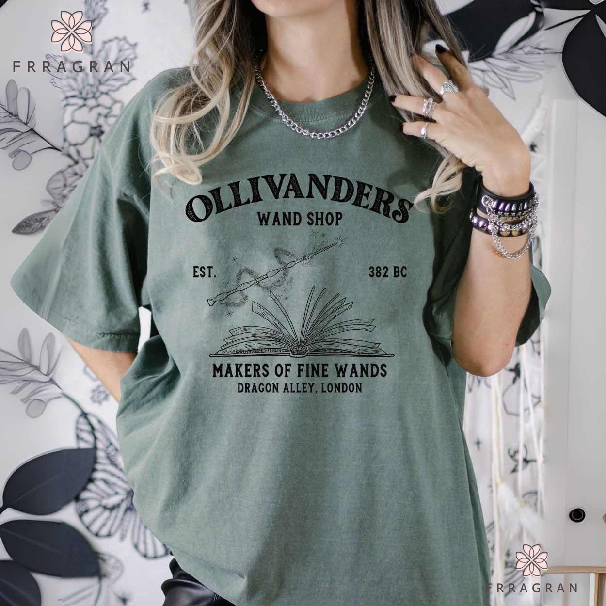 Ollivanders Wand Shop Magic Wizard T-shirt