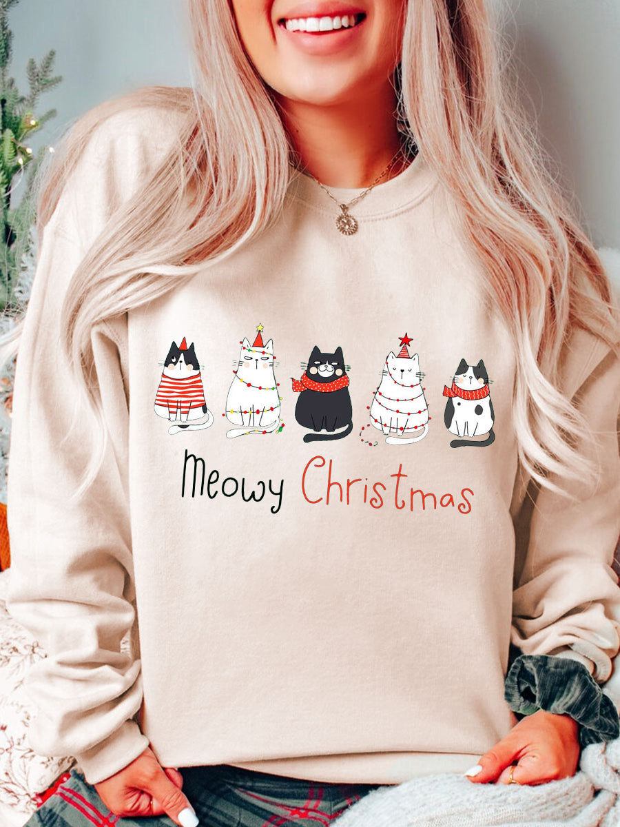 Meowy Christmas Sweatshirt