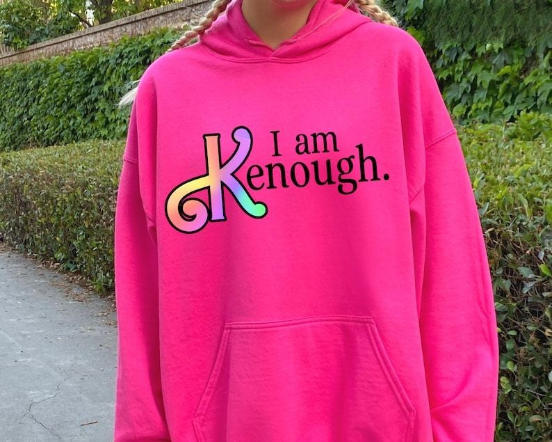I Am Kenough Pocket Hoodie