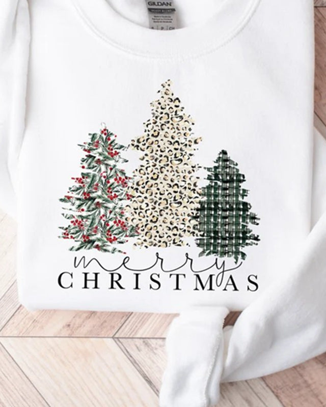 Merry Christmas Sweatshirt Womens Christmas Crewneck