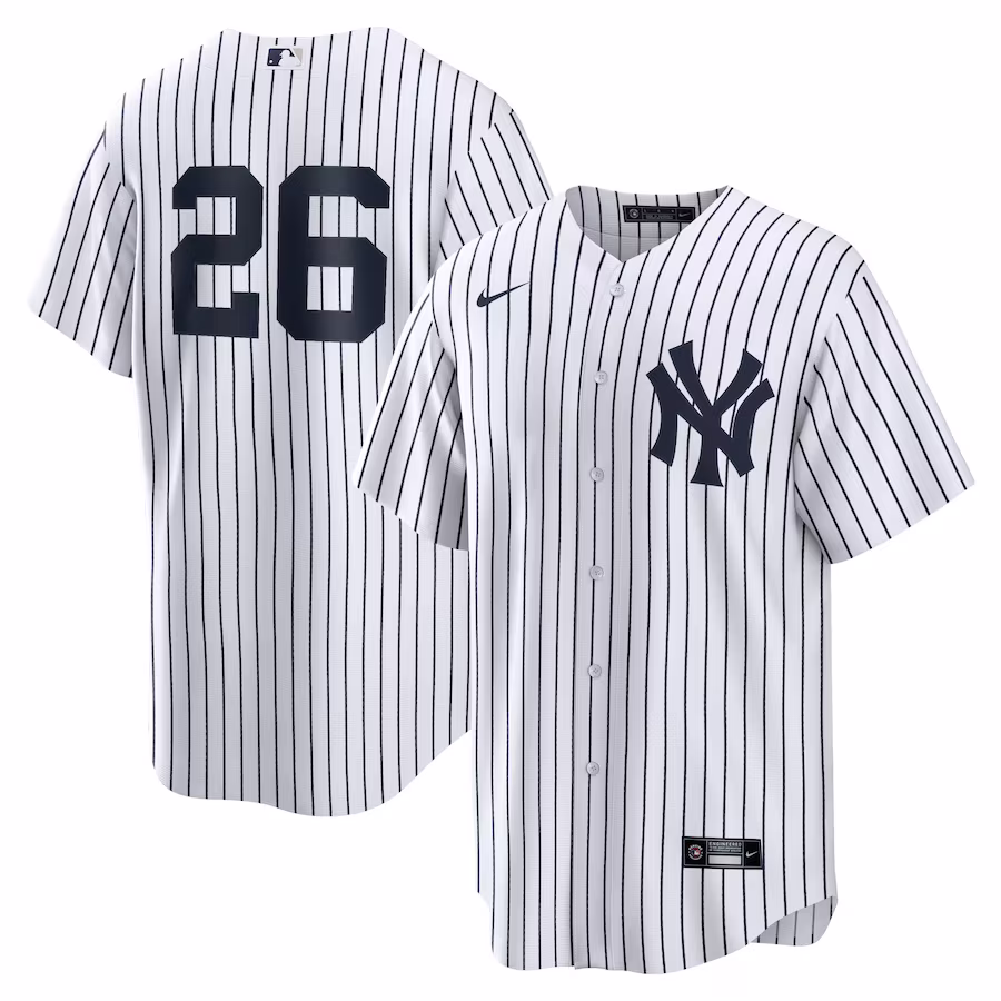 Men's New York Yankees DJ LeMahieu Nike White Home Replica Player Name Jersey - ujerseystore