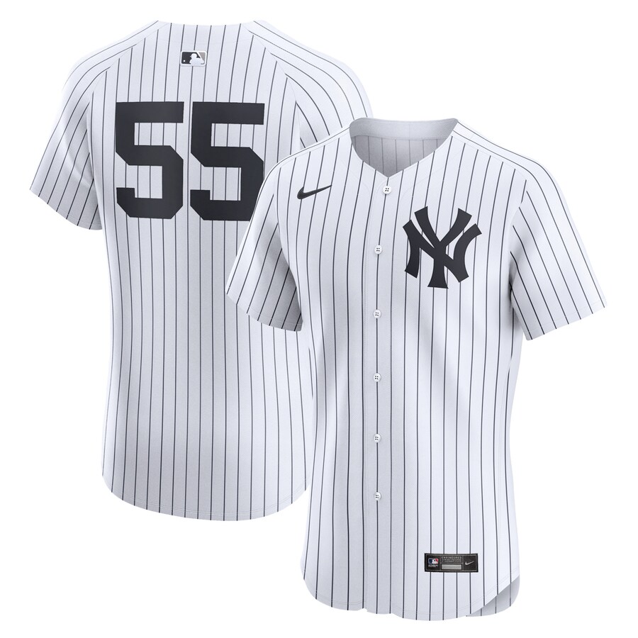 Men's New York Yankees Carlos Rodon Nike White Home Elite Player Jersey - ujerseystore