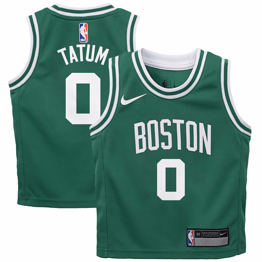 Preschool Boston Celtics Jayson Tatum Nike Green Swingman Player Jersey - Icon Edition - ujerseystore