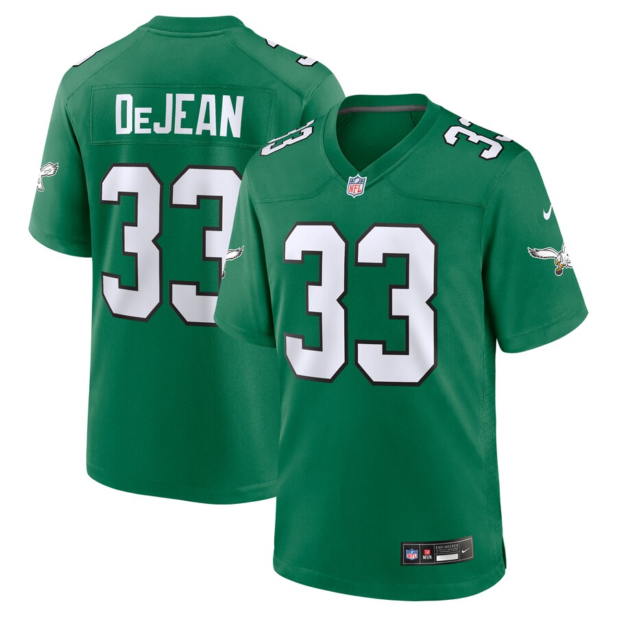 Men's Philadelphia Eagles Cooper DeJean Nike  Kelly Green Alternate Game Jersey - ujerseystore