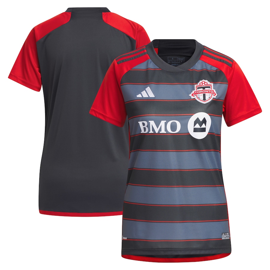 Women's Toronto FC adidas Gray 2023 Club Kit Replica Jersey - ujerseystore