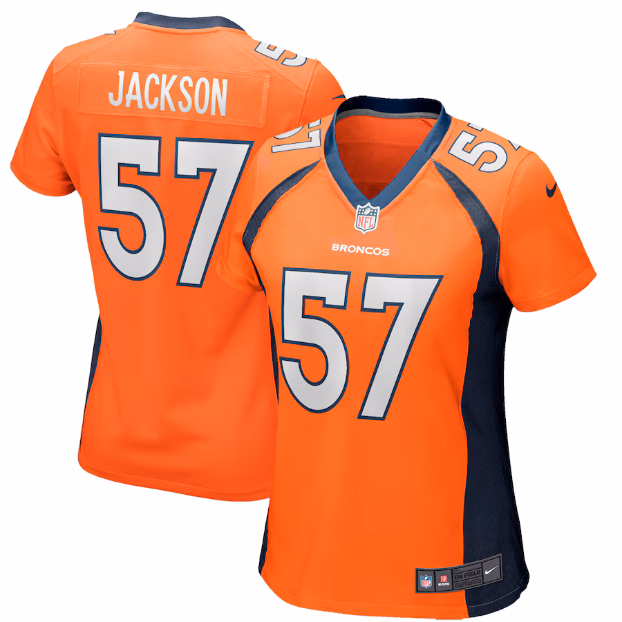 Women's Denver Broncos Tom Jackson Nike Orange Game Retired Player Jersey - ujerseystore