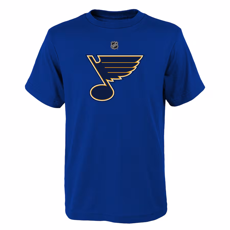 Youth St. Louis Blues Blue Primary Logo T-Shirt - ujerseystore