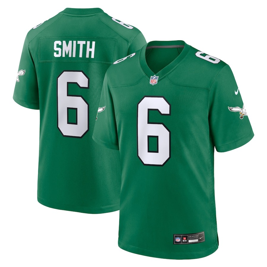 Men's Philadelphia Eagles DeVonta Smith Nike Kelly Green Alternate Game Player Jersey - ujerseystore