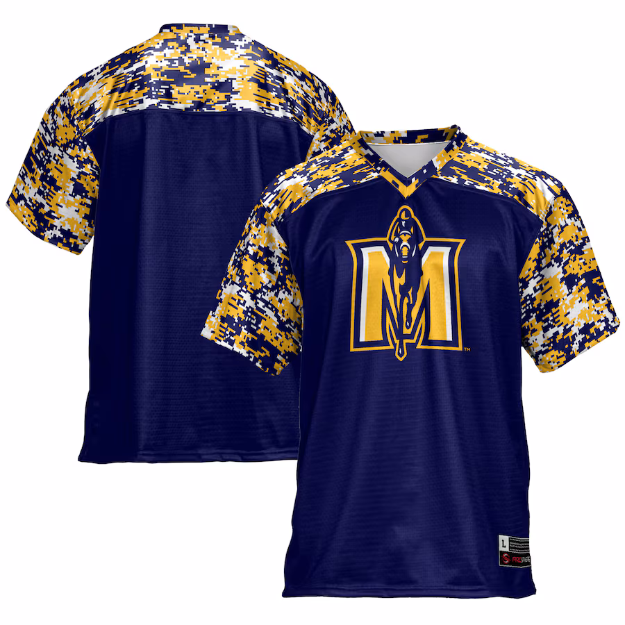 Men's GameDay Greats Navy Murray St. Racers Football Jersey - ujerseystore