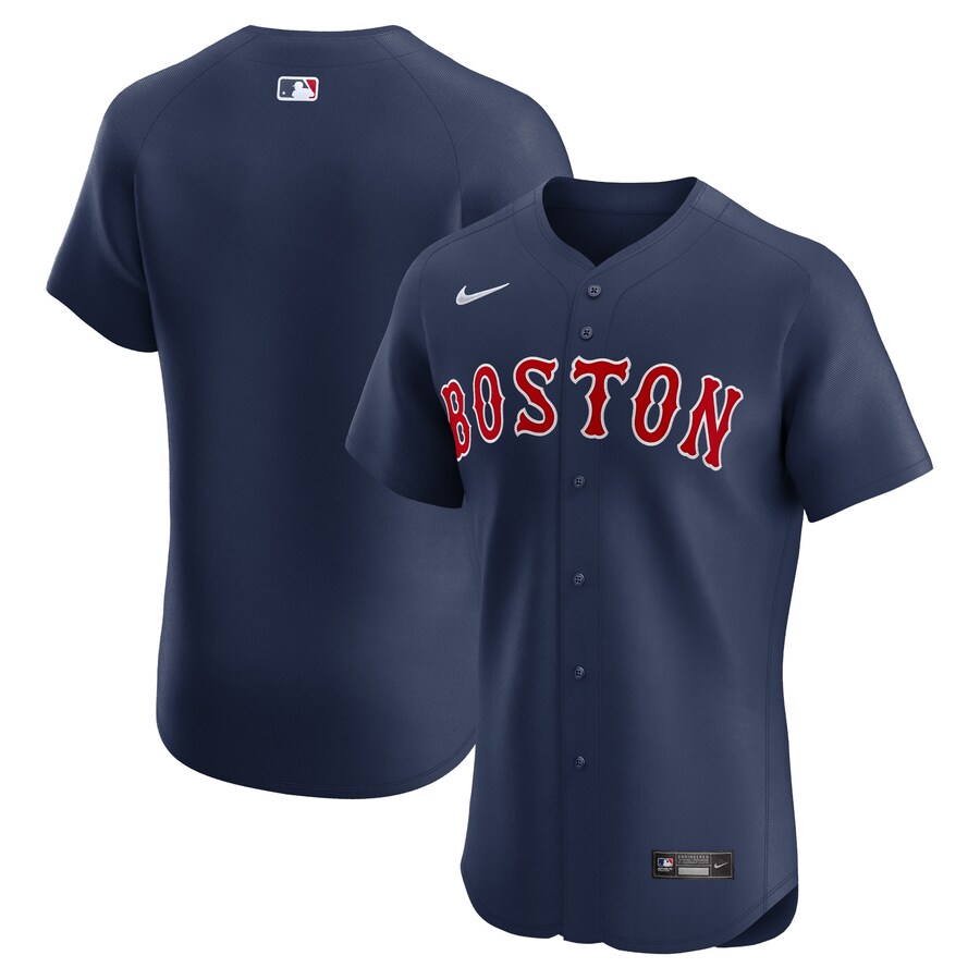 Men's Boston Red Sox Nike Navy Alternate Elite Jersey - ujerseystore