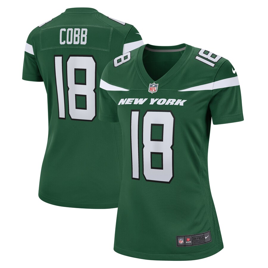 Women's New York Jets Randall Cobb Nike Gotham Green  Game Jersey - ujerseystore