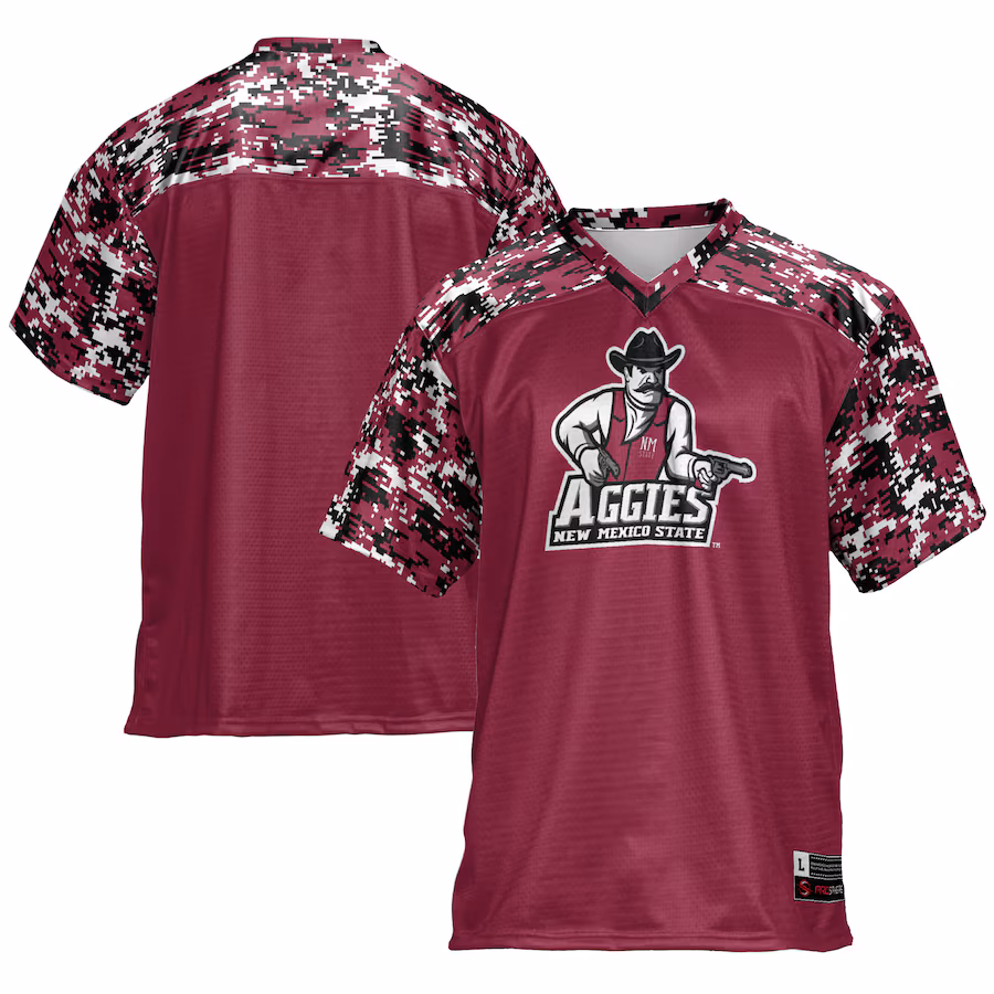 New Mexico State Aggies GameDay Greats Football Jersey - Crimson - ujerseystore