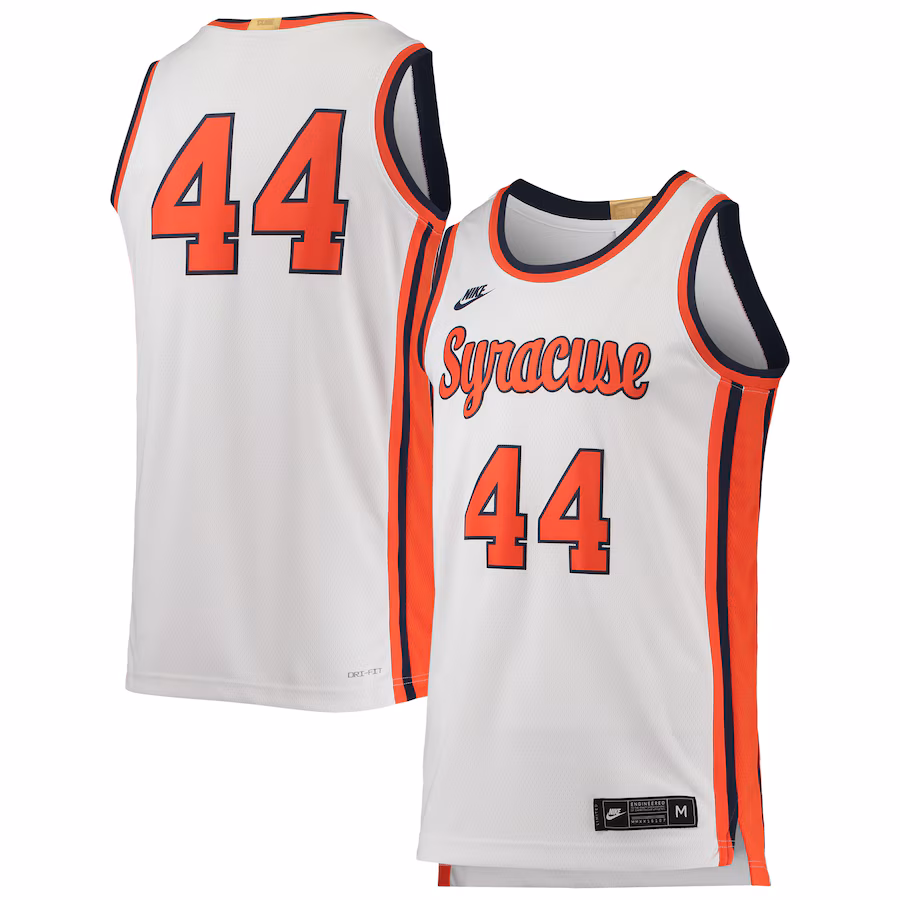 #44 Syracuse Orange Nike Retro Limited Jersey - White - ujerseystore