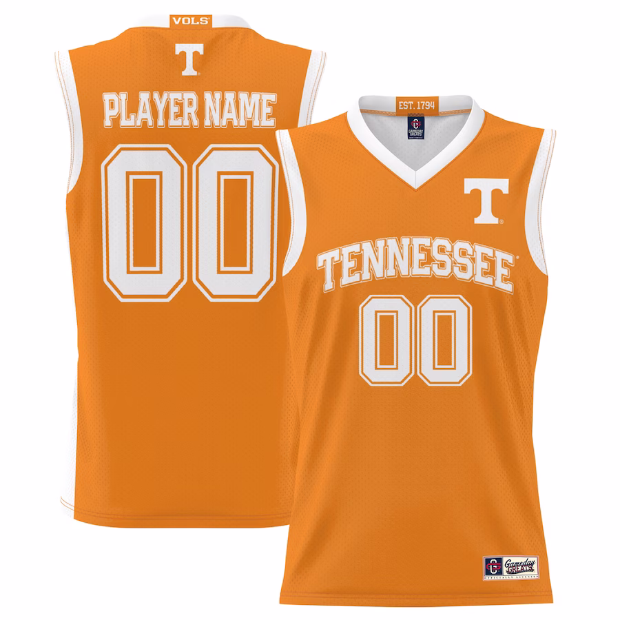 Tennessee Volunteers GameDay Greats Youth NIL Pick-A-Player Lightweight Basketball Jersey - Orange - ujerseystore