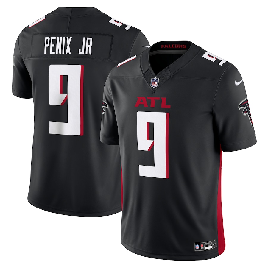 Men's Atlanta Falcons Michael Penix Jr. Nike Black Vapor F.U.S.E. Limited Jersey - ujerseystore