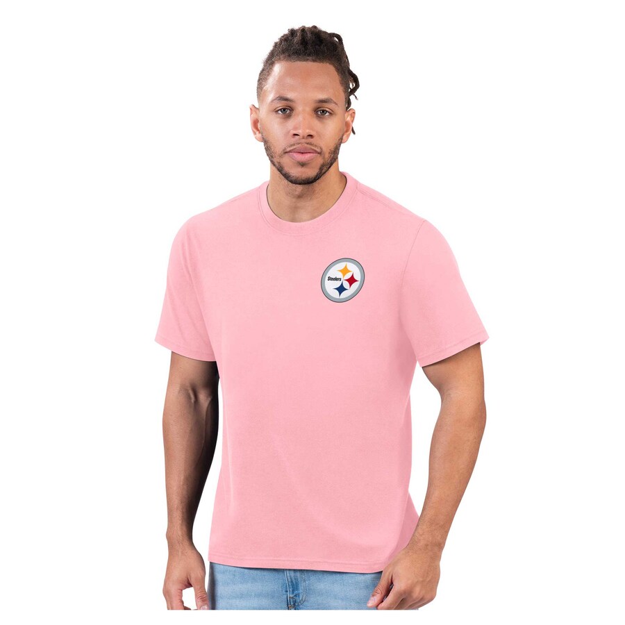 Men's Pittsburgh Steelers  Margaritaville Pink Pregame T-Shirt - ujerseystore