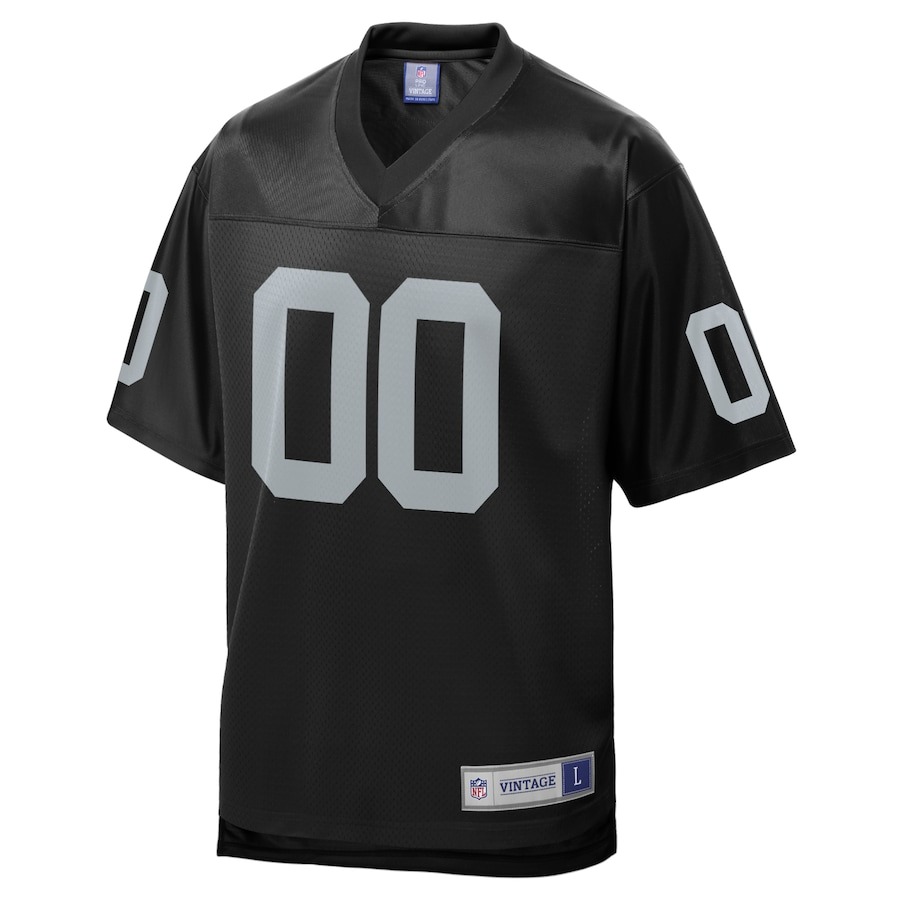 Men's Oakland Raiders Jim Otto NFL Pro Line Black Retired Player Replica Jersey - ujerseystore
