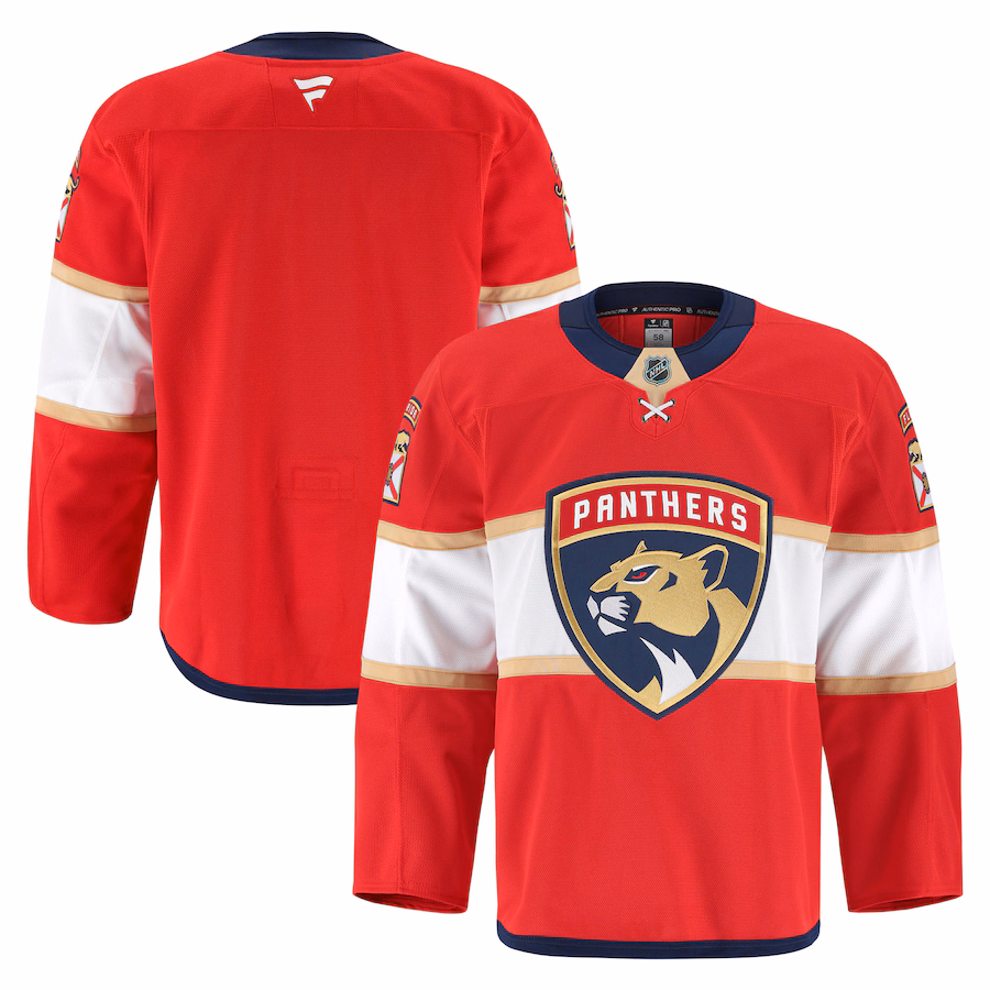 Men's Florida Panthers Fanatics Red Home Authentic Pro Jersey - ujerseystore