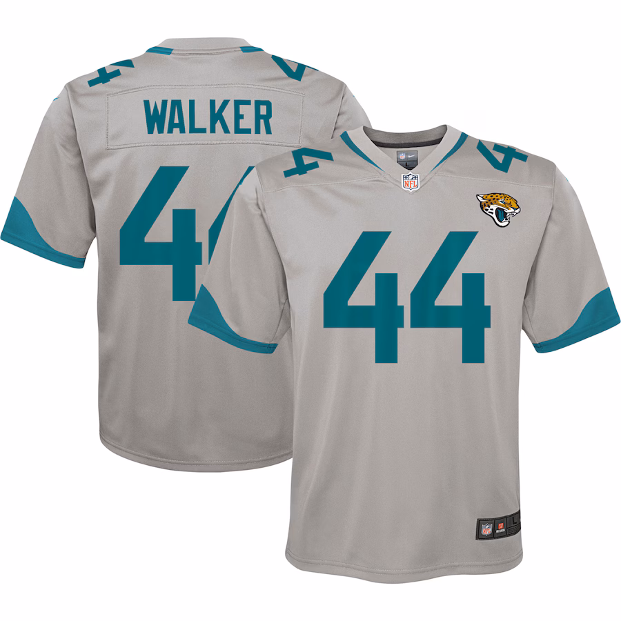 Youth Jacksonville Jaguars Travon Walker Nike Silver Inverted Game Jersey - ujerseystore