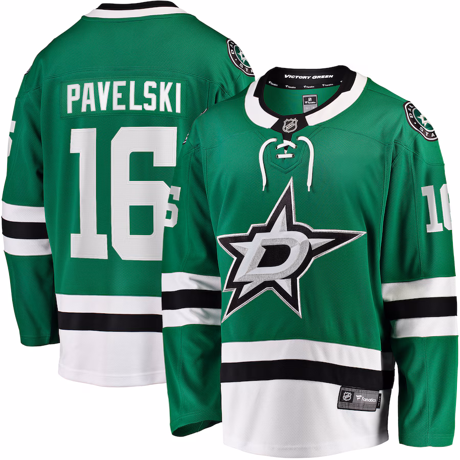 Men's Dallas Stars Joe Pavelski Fanatics Kelly Green Breakaway Home Player Jersey - ujerseystore
