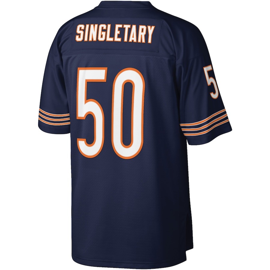 Men's Chicago Bears Mike Singletary Mitchell & Ness Navy Legacy Replica Jersey - ujerseystore