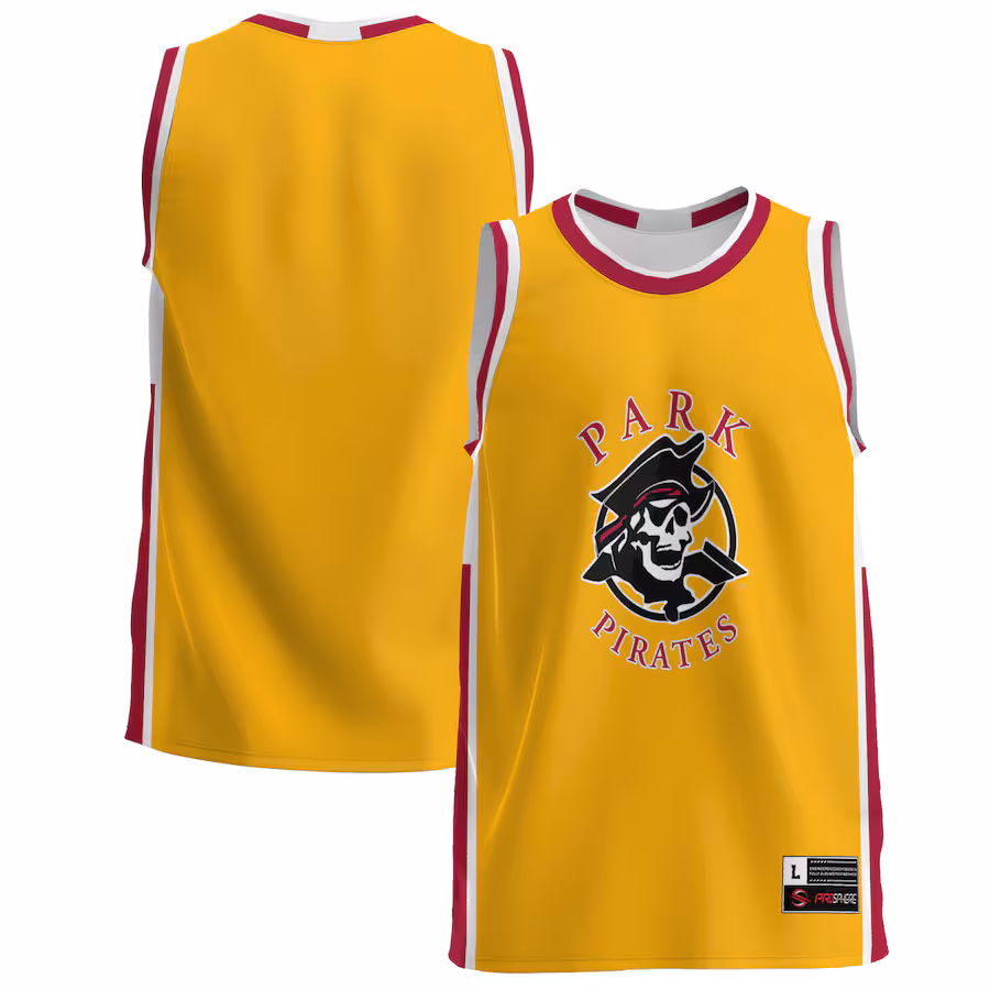 Park Pirates GameDay Greats  Lightweight Basketball Jersey - Gold - ujerseystore