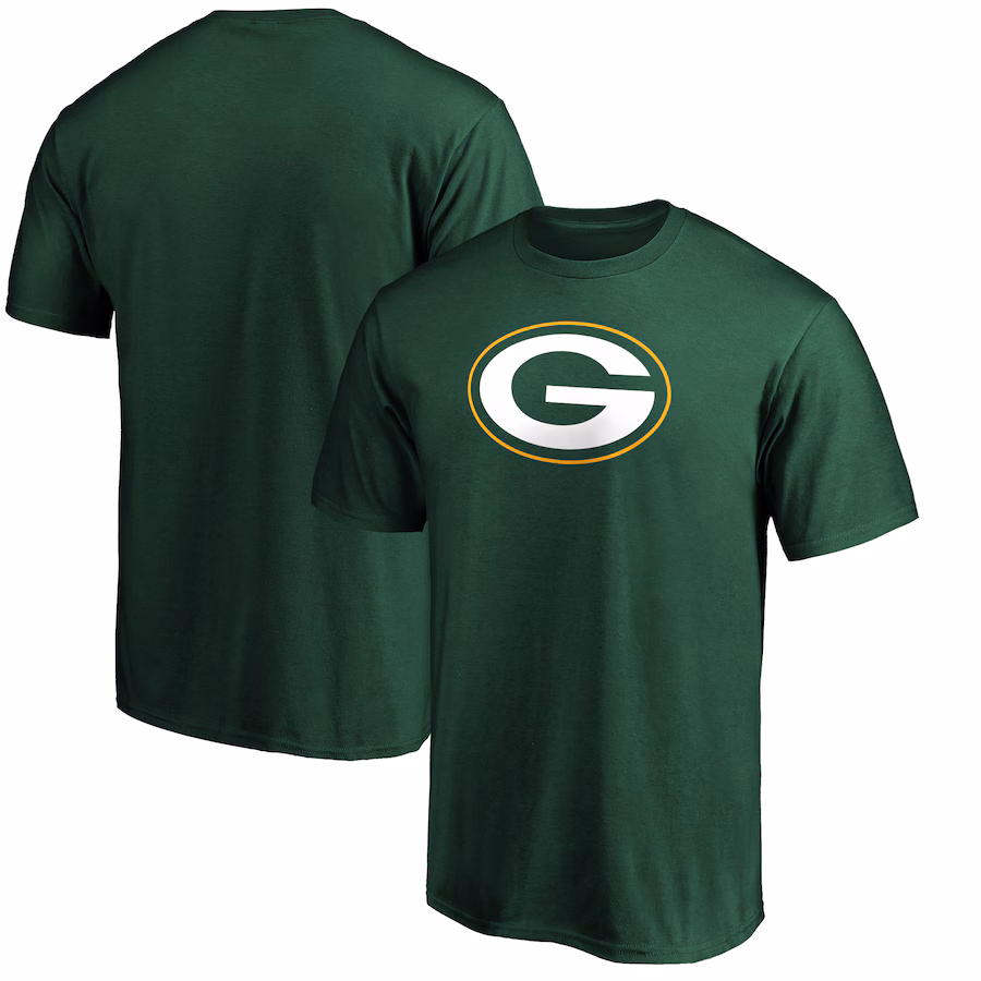 Men's Green Bay Packers Fanatics Green Primary Logo T-Shirt - ujerseystore
