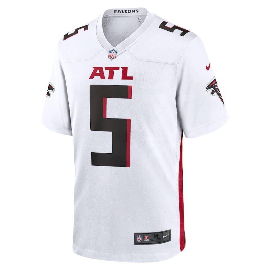 Men's Atlanta Falcons Drake London Nike White Away Game Player Jersey - ujerseystore