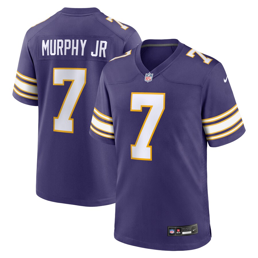 Men's Minnesota Vikings Byron Murphy Jr. Nike Purple Classic Player Game Jersey - ujerseystore