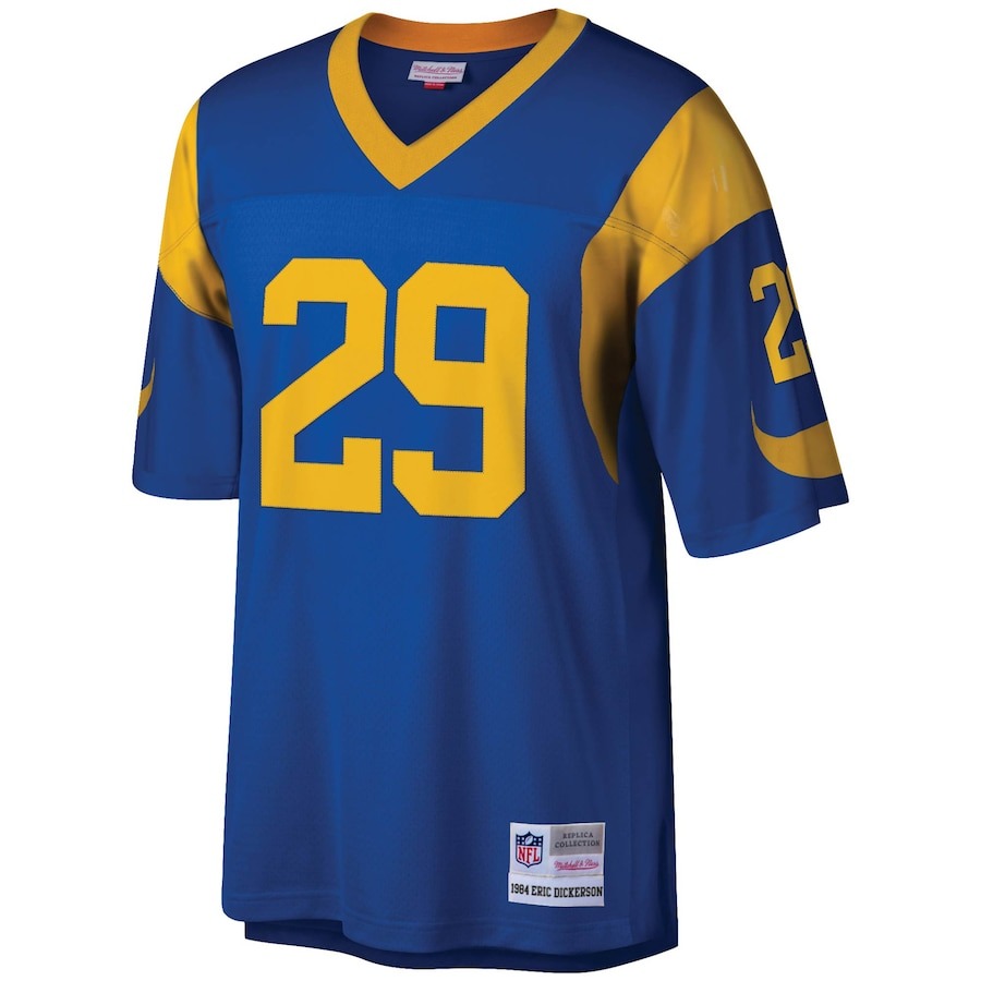 Men's Los Angeles Rams Eric Dickerson Mitchell & Ness Royal Legacy Replica Jersey - ujerseystore