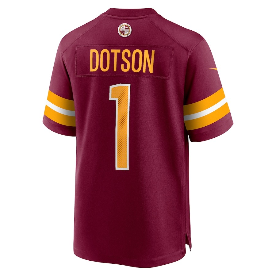 Men's Washington Commanders Jahan Dotson Nike Burgundy Player Game Jersey - ujerseystore