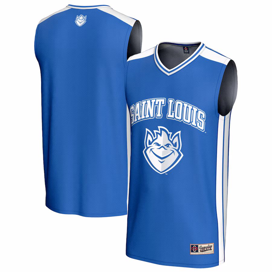 Youth GameDay Greats  Blue Saint Louis Billikens Basketball Jersey - ujerseystore