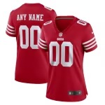 Women's San Francisco 49ers Nike Scarlet Game Custom Jersey - ujerseystore