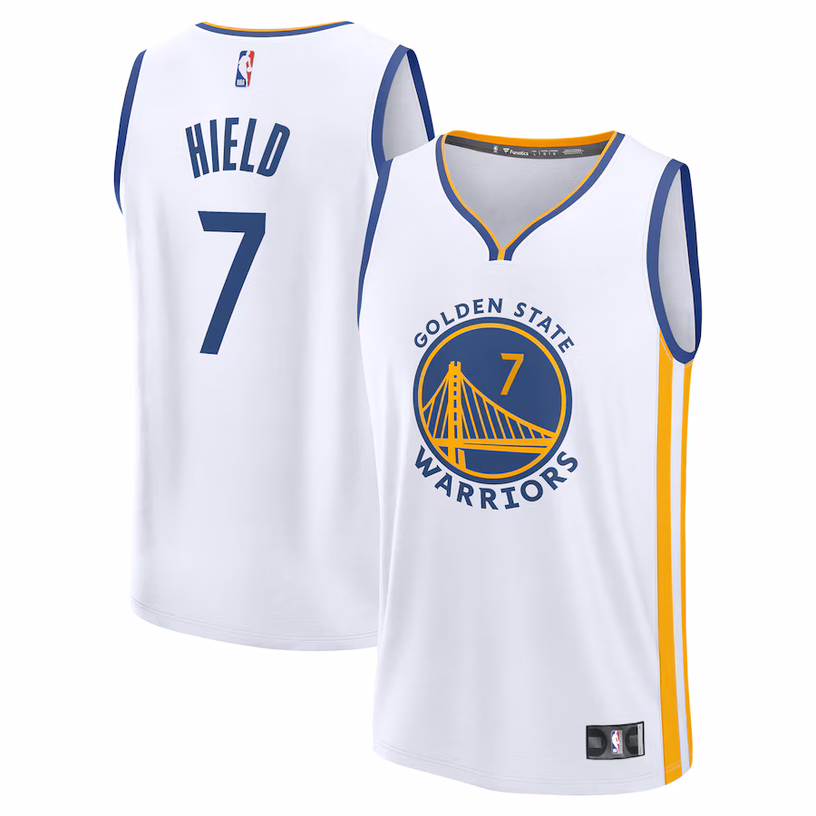 Men's Golden State Warriors Buddy Hield Fanatics White Fast Break Replica Player Jersey - Association Edition - ujerseystore