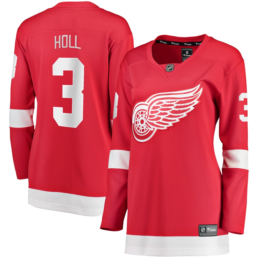 Women's Detroit Red Wings Justin Holl Fanatics Branded Red Home Breakaway Player Jersey - ujerseystore