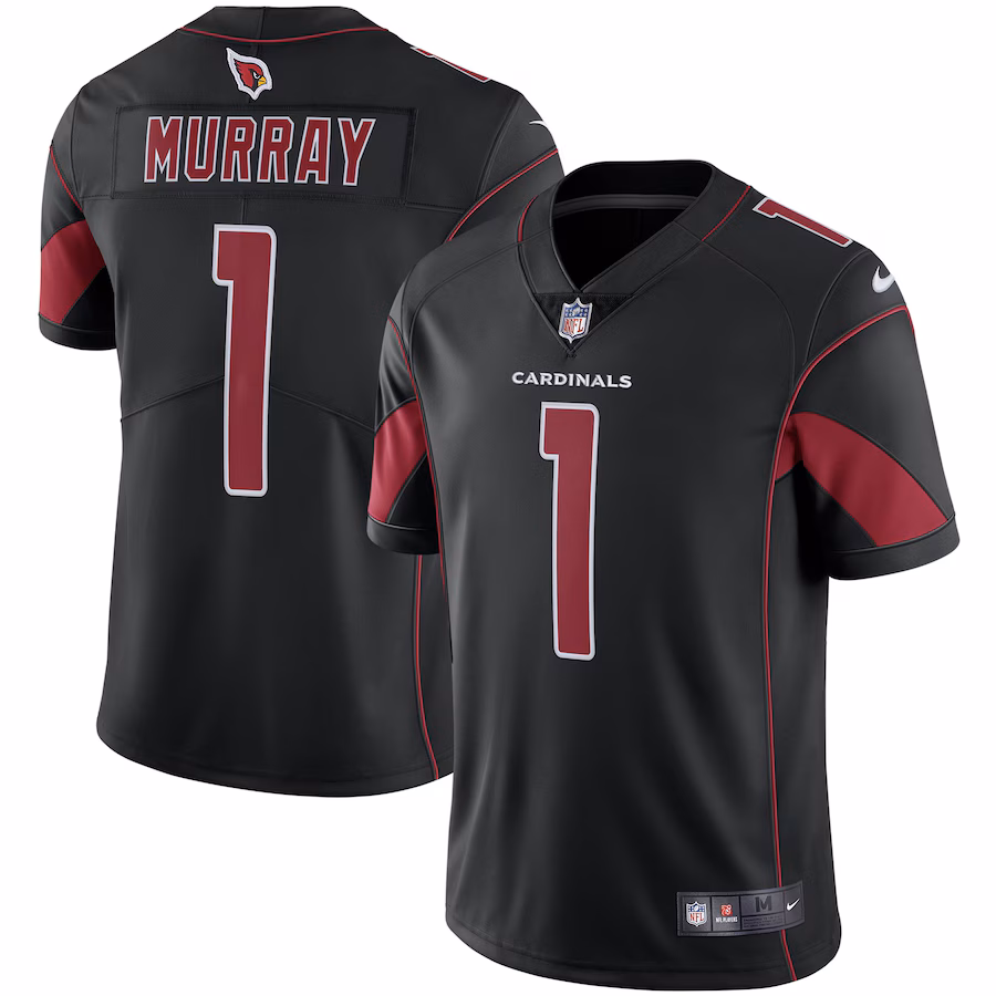 Men's Arizona Cardinals Kyler Murray Nike Black Color Rush Vapor Limited Jersey - ujerseystore
