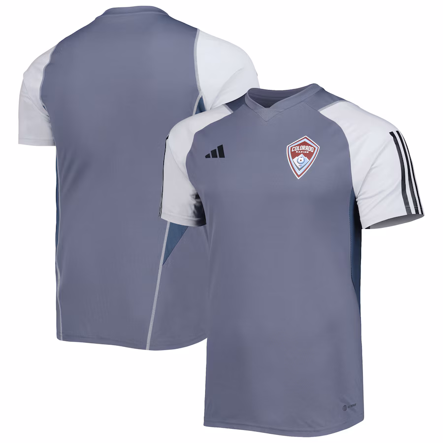 Men's Colorado Rapids adidas Gray 2023 On-Field Training Jersey - ujerseystore