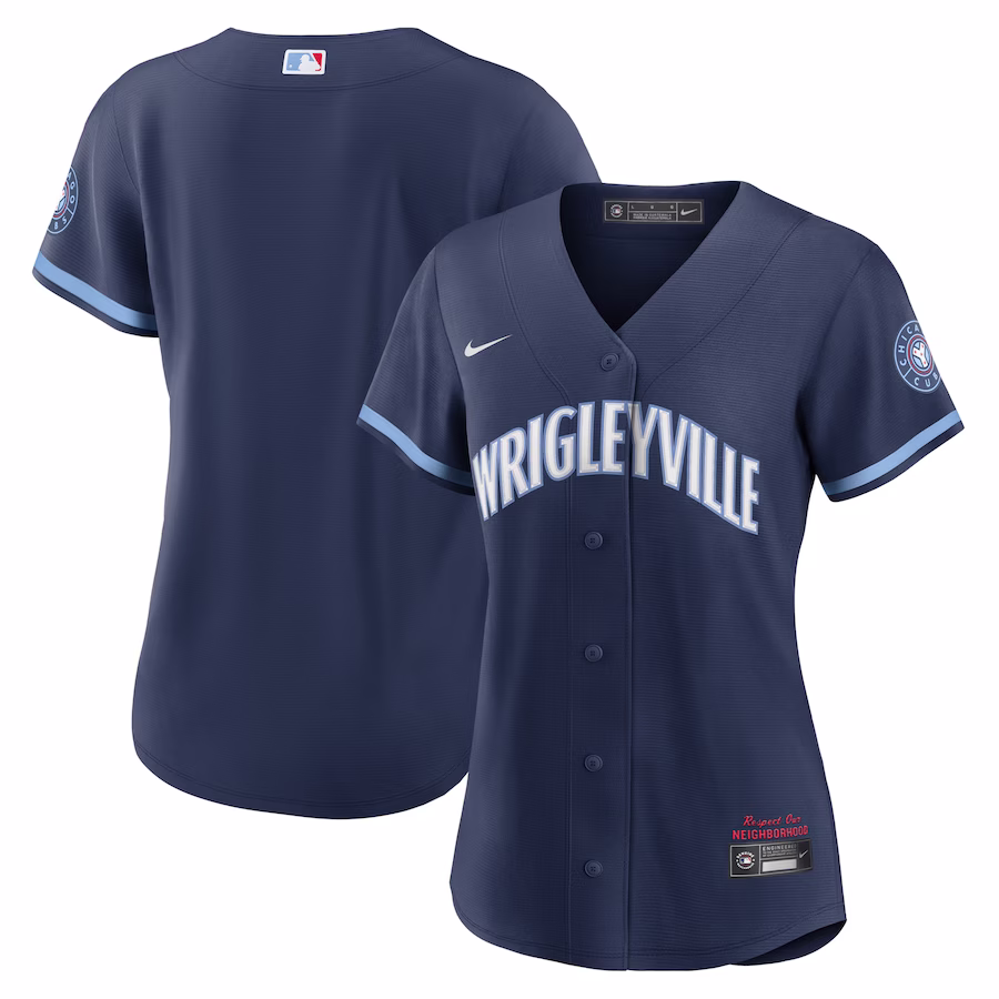 Women's Chicago Cubs Nike Navy City Connect Replica Jersey - ujerseystore